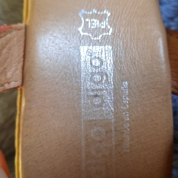 Genuine leather platform sandals size 8 - Picture 7 of 8